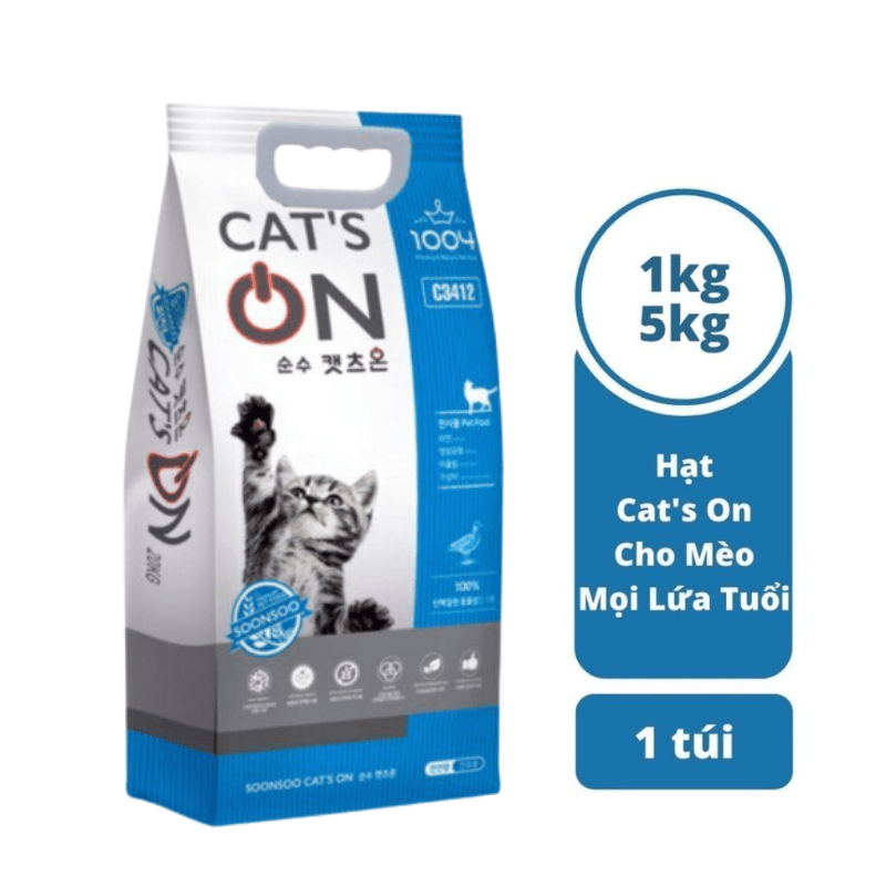 Hạt Cat's On cho mèo mọi lứa tuổi