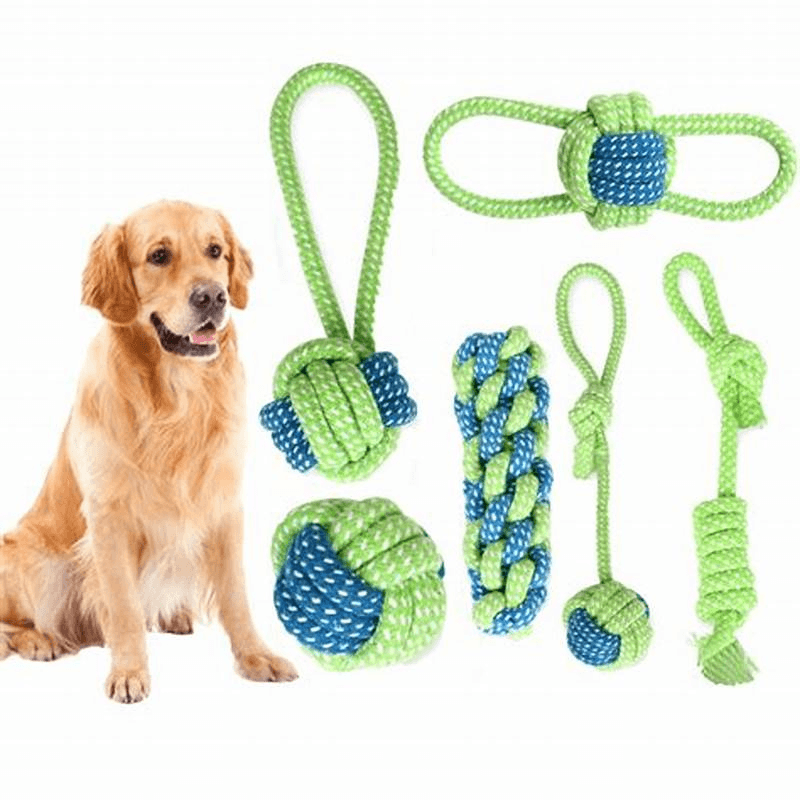 Set 6 đồ chơi dây thừng cotton cho chó